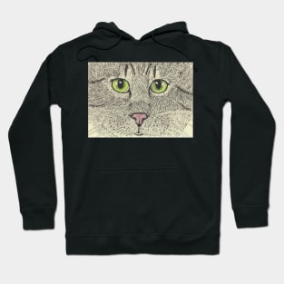 cat face Hoodie